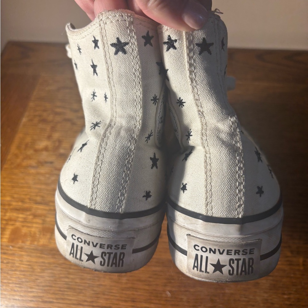 Converse High-Top Sneakers - Crystal Energy Platform White, 8 - Picture 4 of 10
